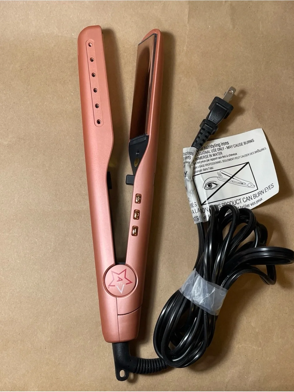 Almost Famous Precious Metals Rose Martini 2-in-1 Styler - Pink